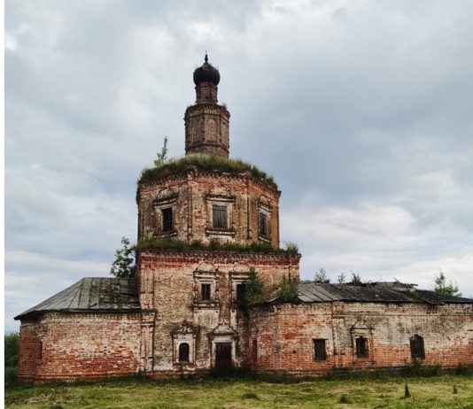 В селе Остро-Пластиково Чучковского района провели лазерное сканирование храма Рождества Пресвятой Богородицы XVIII века