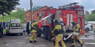 В Чучкове прошли пожарно-тактические учения