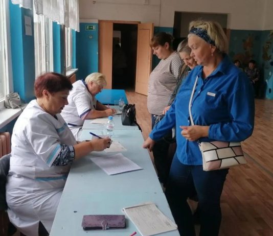 Чучковское село Пертово посетили специалисты автопоезда «Забота и здоровье»