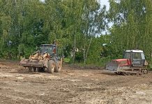 В Чучкове по инициативе жителей начали благоустраивать стадион